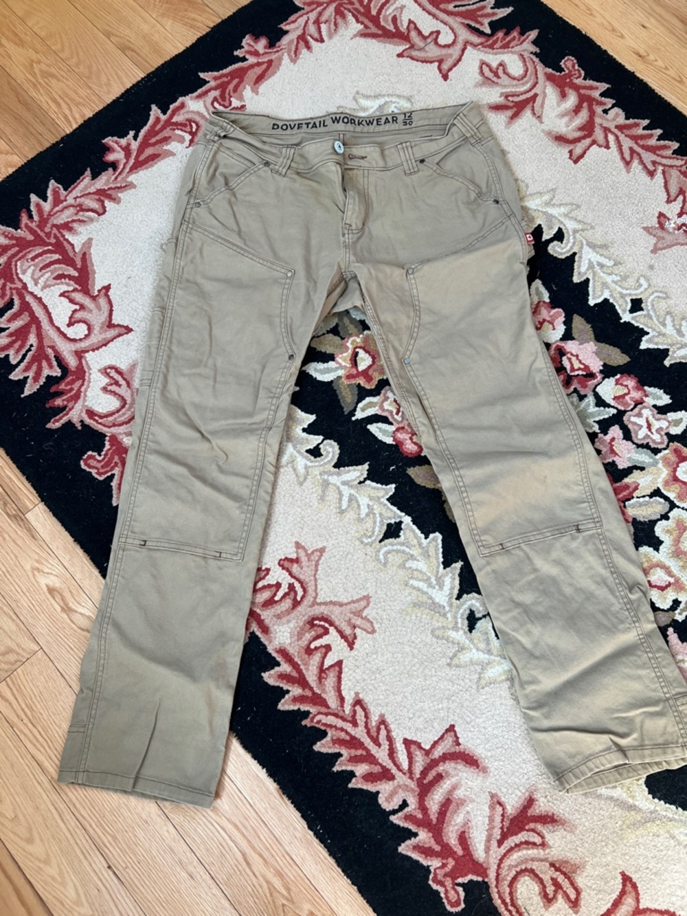 Dovetail Workwear Women's Khaki Utility Pants